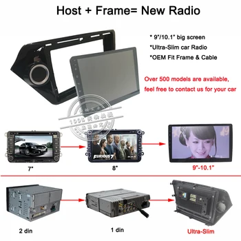 2 din Automobilio radijo Centras Garsas Stereofoninis Radijas DVD GPS Plokštės Rėmas Fasciją Pakeitimo Honda Miestas 2008-Brūkšnys Rinkinys