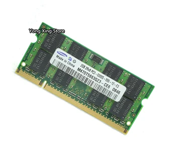 Lifetime garantija Samsung DDR2 2GB 667MHz PC2-5300S Originalus autentiškas ddr 2 2G nešiojamojo kompiuterio atminties Laptopo RAM SODIMM 200PIN