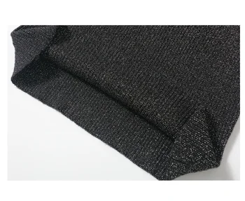 Žiemos Megzti Megztinis Golfo Moterų Rudenį ilgomis Rankovėmis kieto juoda Moterų megztinis (Puloveris 2021 Viršuje Femme moterims topai 5042 60