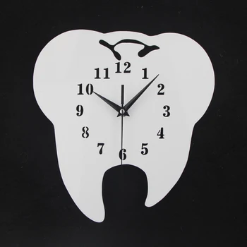Dantų Sieniniai Laikrodžiai Veidrodžio Efektas Dantis Odontologijos Sieninis Laikrodis Pjovimas Lazeriu, Dantų Klinika, Dantų Puošimas Laikrodis Care Dantų Gydytojas Dovana