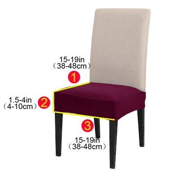 Kietojo Žakardo sėdynių užvalkalai elastinga, Vestuvių Valgomasis Office Pokylių housse de karieta kėdės apima