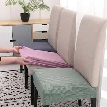 Kietojo Žakardo sėdynių užvalkalai elastinga, Vestuvių Valgomasis Office Pokylių housse de karieta kėdės apima