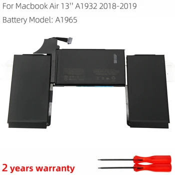 SZTWDONE A1965 Naujas Nešiojamas baterija APPLE MacBook Air 13 Inch A1932 2018 2019 11.40 V 4379MAH
