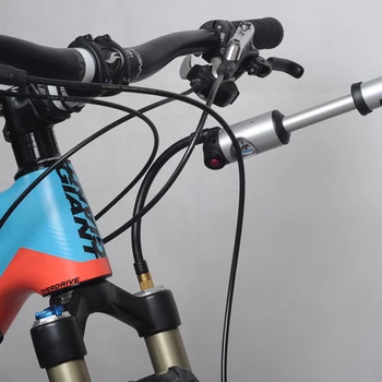 BETO nešiojamų dviračių siurblys padangų amortizatorius šakės vamzdis pripūtimo Schrader Presta valve MTB siurblys su slėgio daviklis žarna siurblio