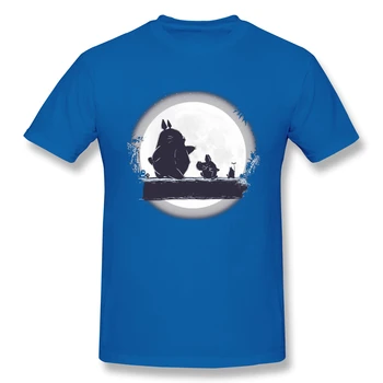 Mėnesiena Skrydžio Hakuna Totoro 2018 Atsitiktinis Marškinėliai Karšto Pardavimo Totoro Marškinėliai, Medvilnė, O Kaklo marškinėliai