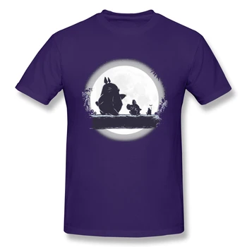 Mėnesiena Skrydžio Hakuna Totoro 2018 Atsitiktinis Marškinėliai Karšto Pardavimo Totoro Marškinėliai, Medvilnė, O Kaklo marškinėliai