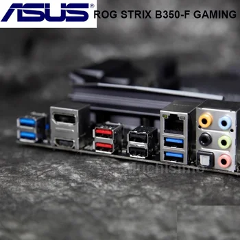 Naudoti Lizdas AM4 Asus ROG STRIX B350-F ŽAIDIMŲ Plokštė AMD B350 DDR4 64GB Darbalaukio Asus B350 Mainboard AM4 PCI-E 3.0 DDR4