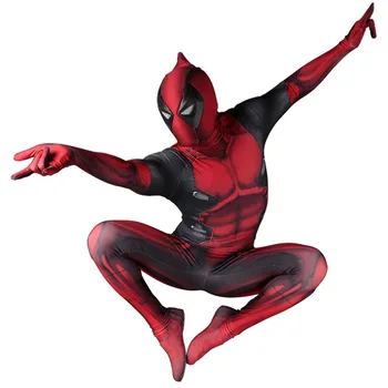 Suaugusiųjų/Vaikų deadpools Helovinas kostiumas su kauke cosplay Kostiumai Super herojus Visą Bodysuits kostiumai šalis dress up fantazijos