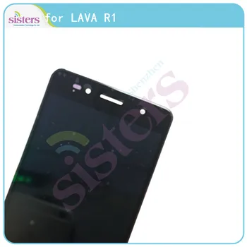 Skystųjų KRISTALŲ LAVA R1 LCD Ekranas LCD Ekranas LAVA R1 Jutiklinis Ekranas skaitmeninis keitiklis Telefonu Remontas Dalies Pakeitimas Originalo Išbandyti Darbo