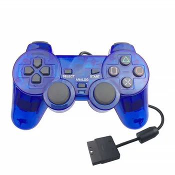 Laidinio Gamepad Sony PS2 Controller Playstation 2 Konsolės Manipuliatorių Dvigubos Vibracijos Šoko Joypad Laidinio Controle