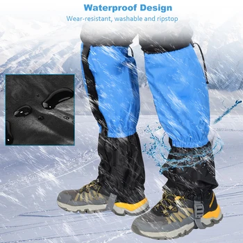 Lauko Unisex Sniego Boot Apima Legging Getrai Vandeniui Vėjo Šilčiau Kojos Gaiter Batai Padengti Dviračių Legwarmers Slidinėjimo Gaiter