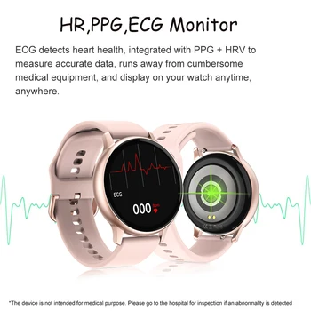 Stilingas Vyras Moteris Smart Žiūrėti IP76 Vandeniui Pedometer Smartwatch Širdies ritmas, Kraujo Spaudimas Fitneso Apyrankės, Skirta 