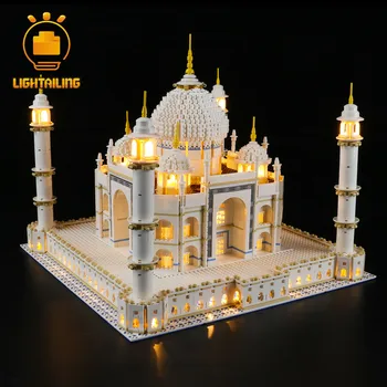 LIGHTAILING LED Šviesos Rinkinys 10256 Kūrėjas Taj Mahal Žaislai, Statyba Blokai Apšvietimo Rinkinys