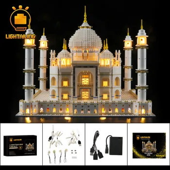 LIGHTAILING LED Šviesos Rinkinys 10256 Kūrėjas Taj Mahal Žaislai, Statyba Blokai Apšvietimo Rinkinys