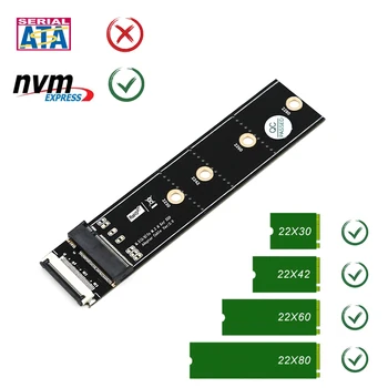 M. 2 NGFF Mygtuką M, kad Raktas A+E prailginimo Laido Adapterio plokštę su Didelės Spartos FPC Kabelis 2230/2242/2260/2280 Nešiojamas SSD Adapteris