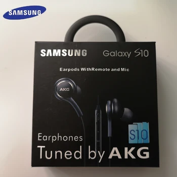 20 Vnt samsung AKG Ausinės EO-IG955 3.5 mm ausis su Mic laidinė laisvų rankų įranga Samsung Galaxy S10 S9 S8, S7 S6 S10 Plus 