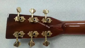 Nemokamas pristatymas AAAA visos kietosios cocobolo medienos gitara nitro apdailos OM gitara atnaujinti X ruošiasi rankų darbo custom OM akustine gitara