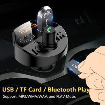 Greitai Įkrauti 3.1 Automobilinio Įkroviklio Bluetooth 5.0 Dvigubas USB Automobilinis Telefono Kroviklis Jaguar XF X tipo XJ S-Type 2000 M. F-TIPO JAG XE XF XJ