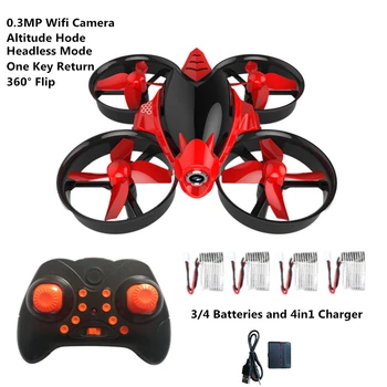 Mini Drone su 0.3 MP Kamera, Aukštis Hode Quadrocopter su Kamera 2.4 G RC Sraigtasparnis 6 Ašis RC Quadcopter Žaislai VS H36 E010