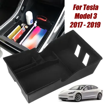 Automobilio Centrinio talpinimo Sukrovimas Valymas Konsolė Organizatorius Tesla Model 3 2017 2018 2019 2020
