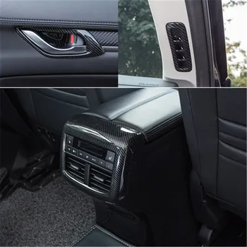 Automobilių optikos dėl Mazda cx-8 CX 8 2019-2020 ABS centrinis valdymo skydelio oro išleidimo pavarų dėžė lango pakėlimo skydelio apdaila