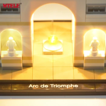 MTELE Led Šviesos Rinkinys 21036 Architektūros Arc De Triomphe , (neįeina Modelis)