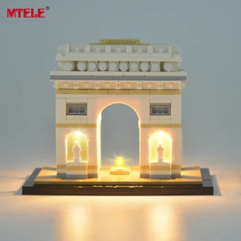MTELE Led Šviesos Rinkinys 21036 Architektūros Arc De Triomphe , (neįeina Modelis)