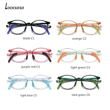 LOCKSOSO stabdžių mėlyna šviesa akiniai vaikams, vaikai, berniukas ir mergaitė nuo 5 iki 12 metų amžiaus kompiuterinių žaidimų spindulių radiacija blokavimo akiniai