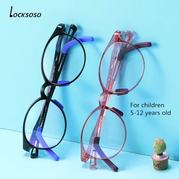 LOCKSOSO stabdžių mėlyna šviesa akiniai vaikams, vaikai, berniukas ir mergaitė nuo 5 iki 12 metų amžiaus kompiuterinių žaidimų spindulių radiacija blokavimo akiniai