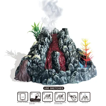 ZK30 Dinozaurų Žaislų Rinkinys Juros periodo Gyvūnijos Pasaulyje Ugnikalnio Išsiveržimas Žaislų Pasaulyje Dinozaurų Parkas Modelis Veiksmų Skaičiai Dovanos Vaikams