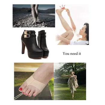 1Pair BYEPAIN Profesionalių Pilvo Baleto Šokių Kojų Pagalvėlę Praktikos Batai Apsaugos Šokių Kojinės Kojų Dirželius Pėdų Priežiūros