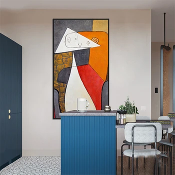 Abstrakčios Tapybos ant Drobės Picasso Garsaus Meno Reprodukcijų Sienų Plakatai ir Spausdinimo Kabinti Nuotraukas Kambarį