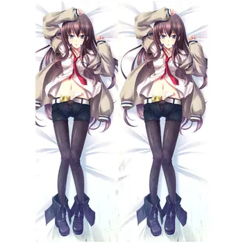 Karšto Anime Steins Gate pagalvę Padengti Dakimakura atveju Seksuali mergina 3D dvipusis Patalynės Kūno Hugging užvalkalas pritaikyti SG01A