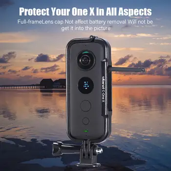 Ulanzi Rizikos Rėmas Insta360 One X Kamera Apsauginis Korpusas su Lukštais Atveju Fotoaparatas Bžūp Gopro Adapteris