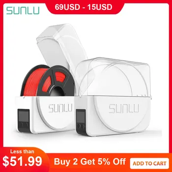 SUNLU 3D Kaitinimo Džiovintuvas Išlaikyti Gijų Sauso Saugojimo Dėžutė 3D Spausdintuvas Geras Parneter FilaDryer S1