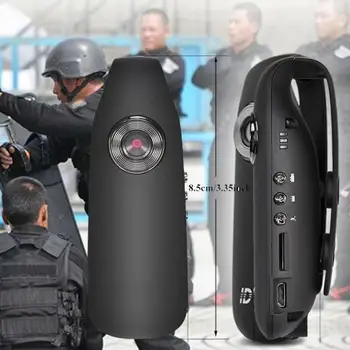 HD 1080P 130 Laipsnis Mini Kamera Brūkšnys Cam Policijos Įstaiga, Motociklo, Dviračio Kamera Judesio JAV PLUG Parama Judesio Aptikimo R20