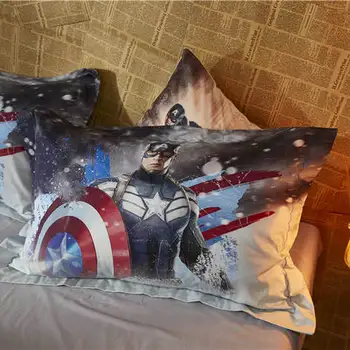 3D Marvel Herojus Keršytojas pagalvę shams 10*29 Colių pagalvių užvalkalai vaikams, miegamojo puošimas medvilnės Dekoratyvinis Užvalkalas Berniukas