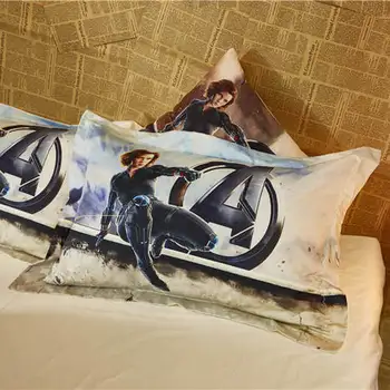 3D Marvel Herojus Keršytojas pagalvę shams 10*29 Colių pagalvių užvalkalai vaikams, miegamojo puošimas medvilnės Dekoratyvinis Užvalkalas Berniukas