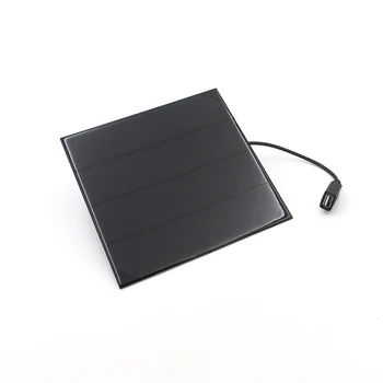 6 V 4.5 M 5W 720mA Mini monokristalinius polikristaliniai saulės baterijų įkroviklio Lemputė Akumuliatoriaus Žaislai Telefono 4.5 W W 6 V, Voltų USB