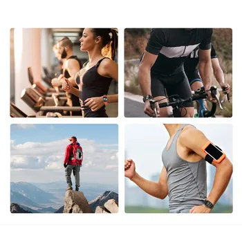 2020 sveikatos Smart juosta Fitness Tracker apyrankę vyras Moteris IP68 Vandeniui Bluetooth Širdies ritmo Monitorius 5 in 1 moteris vyras