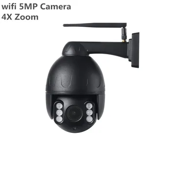 Skatinimo Onvif Protokolo 2.7-13.5 mm 5X Zoom Ip PTZ Kamera 5MP IP Kamera, Wi-fi IP kamera Žmogaus Auto stebėjimo Kameros wifi