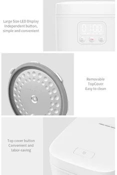 Xiaomi Mijia Elektros Ryžių Viryklė 1.6 l Lydinio Mini Multicooker Virtuvės Prietaisai App 