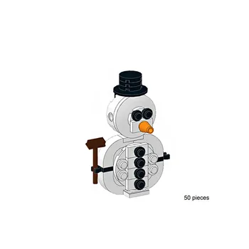 Kalėdų Sniego Namus Pingvinas Lokys Santa Modelį, Vaikai, Statyba Blokai Nustatytus Suderinama Žaislai Vaikams Dovanos Surinkti žaislai Vaikams