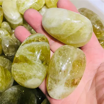 3pc geležinkelių perlas natūralus uolienų mineralas gem akmens geltonas kristalas, naudojamas gydyti čakrų