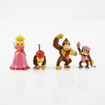 10vnt/Set Anime ir Animacinių filmų Grybų Beždžionė, Drakonas Princesė PVC Veiksmų Skaičius, Žaislai, Lėlės Modelis