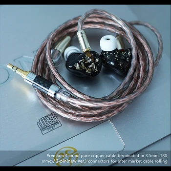 Shozy Neo tai naujas laidinė laisvų rankų įranga versija shozy juodojo aukso ausų su shozy NEO LAIDINIO ausines HiFi dj ausines 3,5 mm ausinių