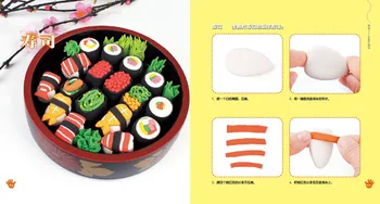 Rankų darbo Molio Mažas Saldumynų Puikus Maisto /Japonų Molio Amatų Modelis Knygoje Kinų Edition