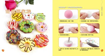 Rankų darbo Molio Mažas Saldumynų Puikus Maisto /Japonų Molio Amatų Modelis Knygoje Kinų Edition