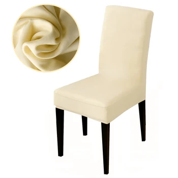 Vientisos spalvos ruožas Kėdė Padengti Spandex Medžiaga sėdynės, Kėdė Apima Hotel restaurant Šalies Pokylių Užvalkalai, namų puošybai įvykis