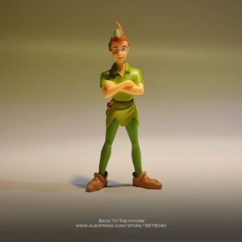 Disney Peter Pan, ir Kapitonas kablys 9cm PVC Veiksmų Skaičius, Laikysena Modelis Anime Kolekcija Statulėlės Žaislai modelio vaikų dovanų